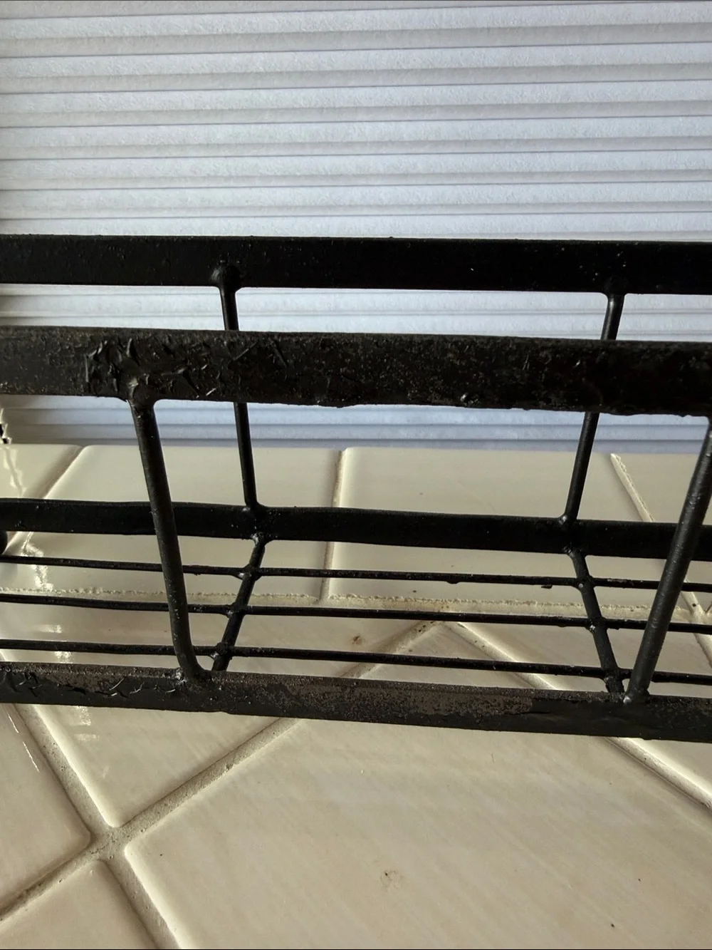 Black Metal Wall Rack by